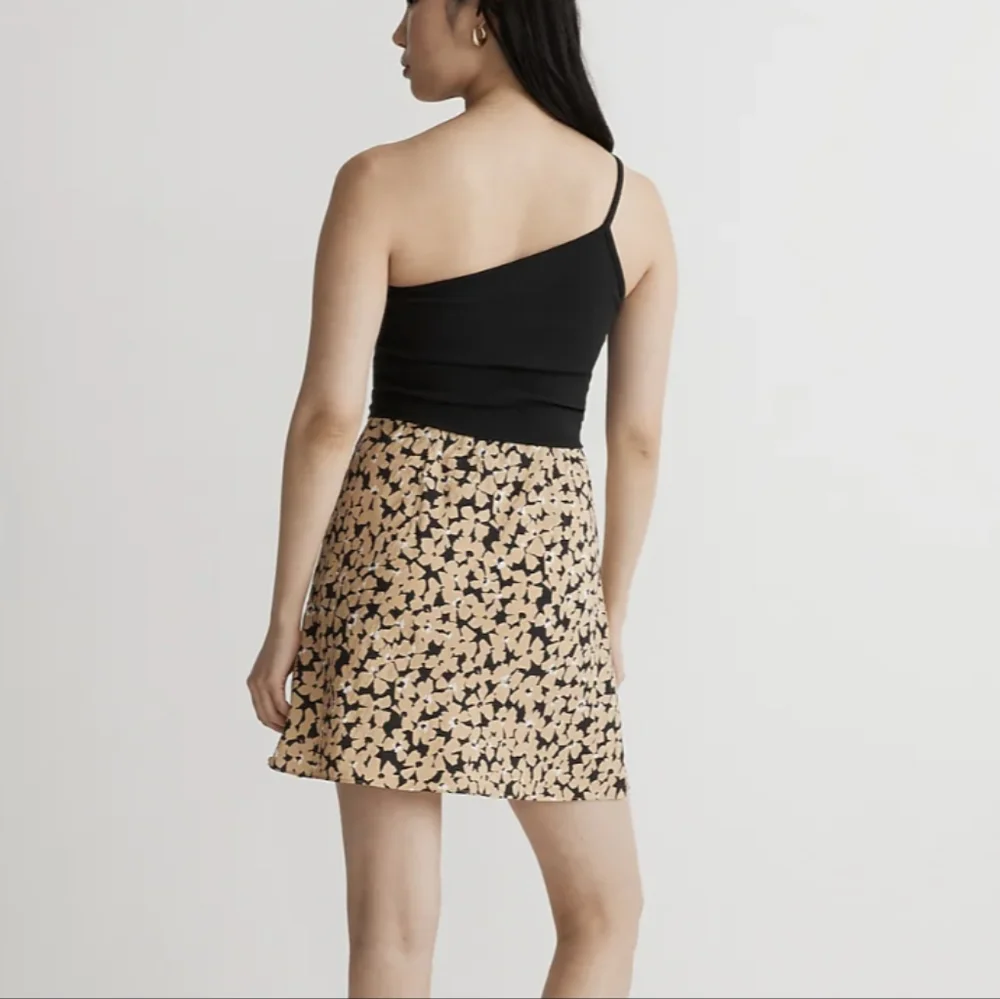 Madewell The Layton Mini Slip Skirt in Bonsai Bloom - Picture 2 of 4